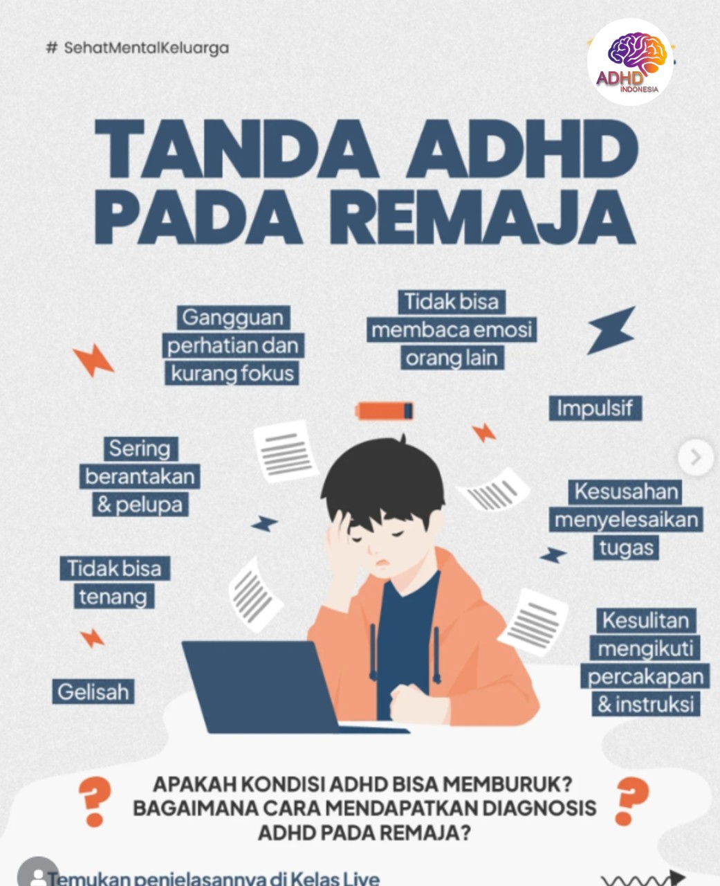 Screening ADHD Non-Diagnostik: Edukasi Awal bagi Orang Tua di Kota Pariaman