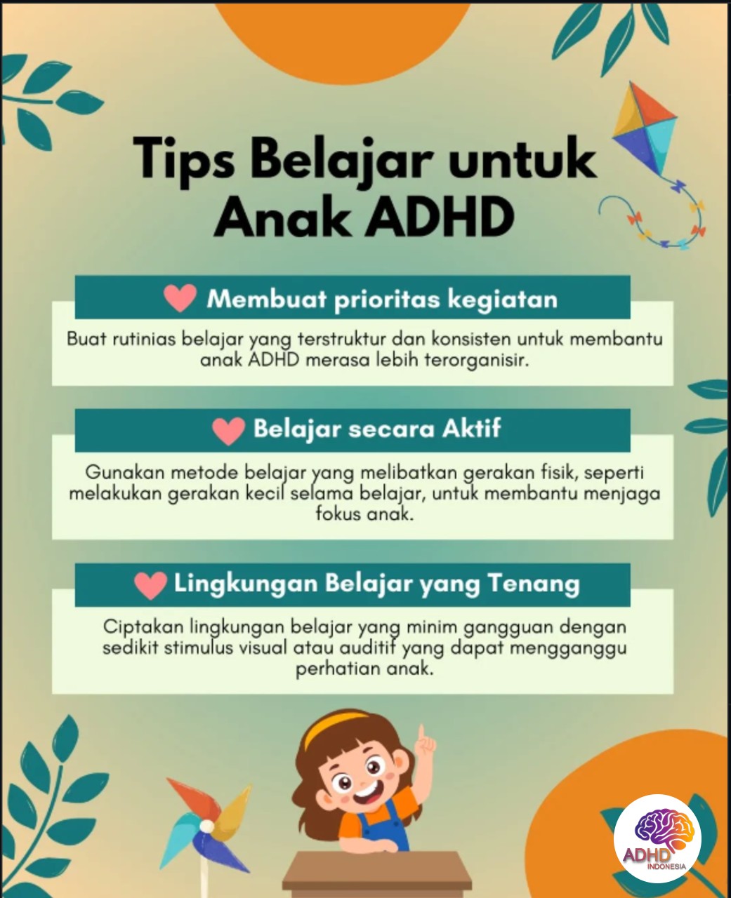 Strategi Belajar yang Cocok untuk Anak ADHD di Kota Pariaman
